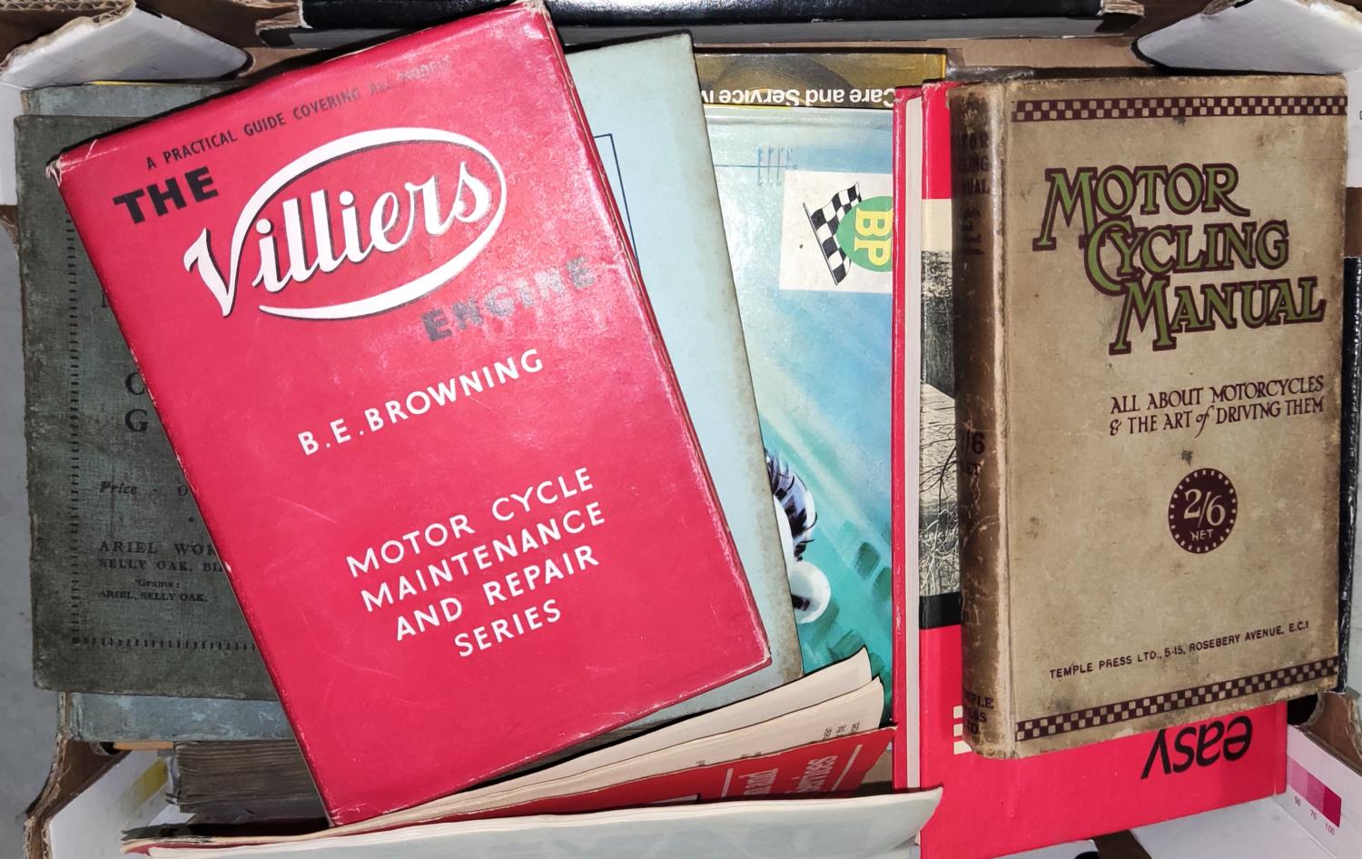 Vintage travel ephemera including tickets, timetables, brochures, books etc; vintage motorcycle - Image 3 of 4