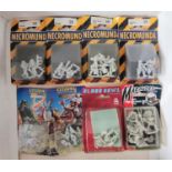 Seven early 1990's Games Workshop Citadel Miniatures blister packs four Necromunda, Ratskins x2,