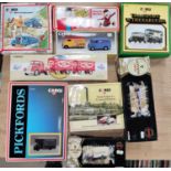 9 Corgi boxed sets including limited editions for Guinness No22706 and 22302, R Edward Amusements