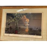 After David Shepherd:  "Burning Bright", limited edition print, 1670/2000, artist signed, 49 x 73