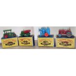 Four Moko Lesney Matchbox Series diecast vehicles - No 1, 2 ,3, 4