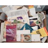 A selection of vintage ephemera etc