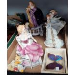 A selection of Franklin Mint and other figures:  Cinderella; Madame Olenska; Rapunzel; etc. (1 a.f.)