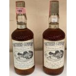 Two 70 cl bottles of "Southern Comfort" bourbon whiskey