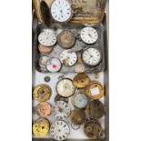 A quantity of pocket watches and movements
