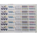 GB: QEII, a collection of decimal Traffic Light Mint blocks of stamps in stock book