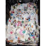 A quantity of unsorted loose stamps