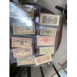 A selection of Chinese bank notes