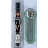 A Swatch Watch originally boxed 1995 Lolita Pin Up Girl GM128; A Swatch Watch Scuba 200 Irony, cased