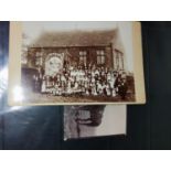 A selection of vintage ephemera including photographs, prints, RAF, Dachau booklet etc