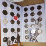 The Great British Coin Hunt £2 Coin Collector album with Completer Medallion (1 missing)
