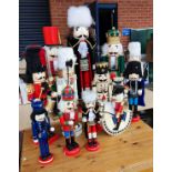 A selection of large "Nutcracker" soldiers
