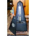 A metal cased 'The Mayfair' Metronome