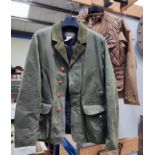 A Pendleton of Portland green jacket size 44 and a smaller Barbour International jacket