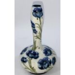 A Florian Ware vase by Macintyre & Co, signed W Moorcroft des. to base, design Rd No 401753, 12