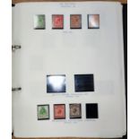 Album of GB mint stamps GV- QEII inc. pairs etc