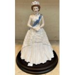 A Royal Worcester limited edition figure:  Her Regal Majesty, CW 637 417/4950