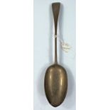 An Old English pattern basting spoon, monogrammed, London 1891, 5 oz