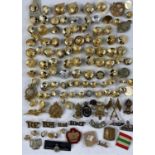 A selection of various military buttons etc