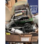 A Wii and other vintage consoles and games etc
