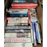 A selection of footballing books, mainly relating to MUFC