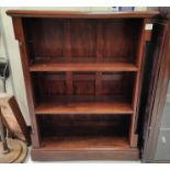 A Georgian mahogany 3 height bookcase