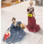 A Royal Worcester 250th Anniversary figure, Isabella and a Royal Doulton figure Elyse HN 2429