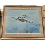 A limited edition signed print by Michael Rondot, Buccaneer S2B 153/200, signed in pencil, framed