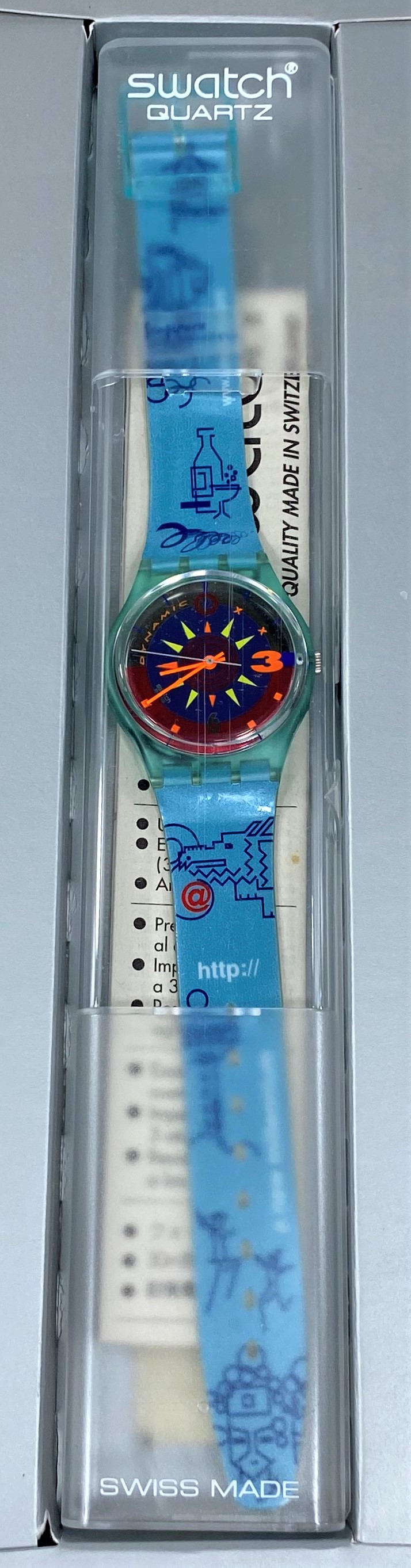 A Swatch Watch originally boxed 'The Club Special Follow the Light' No/2800/20,000; A Swatch - Image 4 of 5