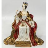 A Coalport limited edition figure:  Queen Victoria, Empress of India, No 90/250, hand decorated