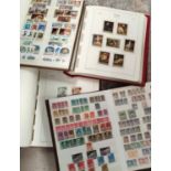 Two Lighthouse albums of Hungary stamps and tow other Hungary stamp albums