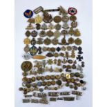 A selection of military badges etc