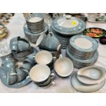 A Royal Doulton dinner/tea service "Reflection" TC1008, 100 pieces approx