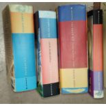 A selection of Harry Potter hardback books