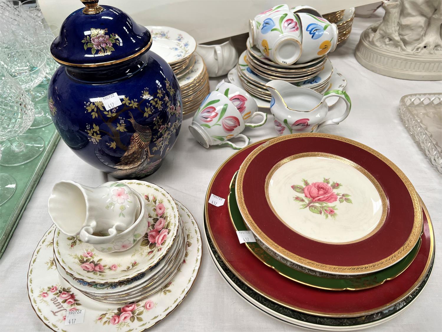 A Duchess part coffee service, 30 pieces approx; a floral part coffee service; decorative plates; - Image 2 of 2