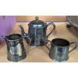 Great Western Railways:  a 3 piece EPNS tea service