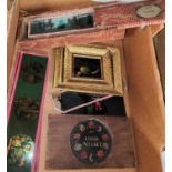 A selection of hand coloured and other Magic Lantern Slides.