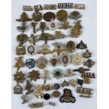 A selection of military badges etc