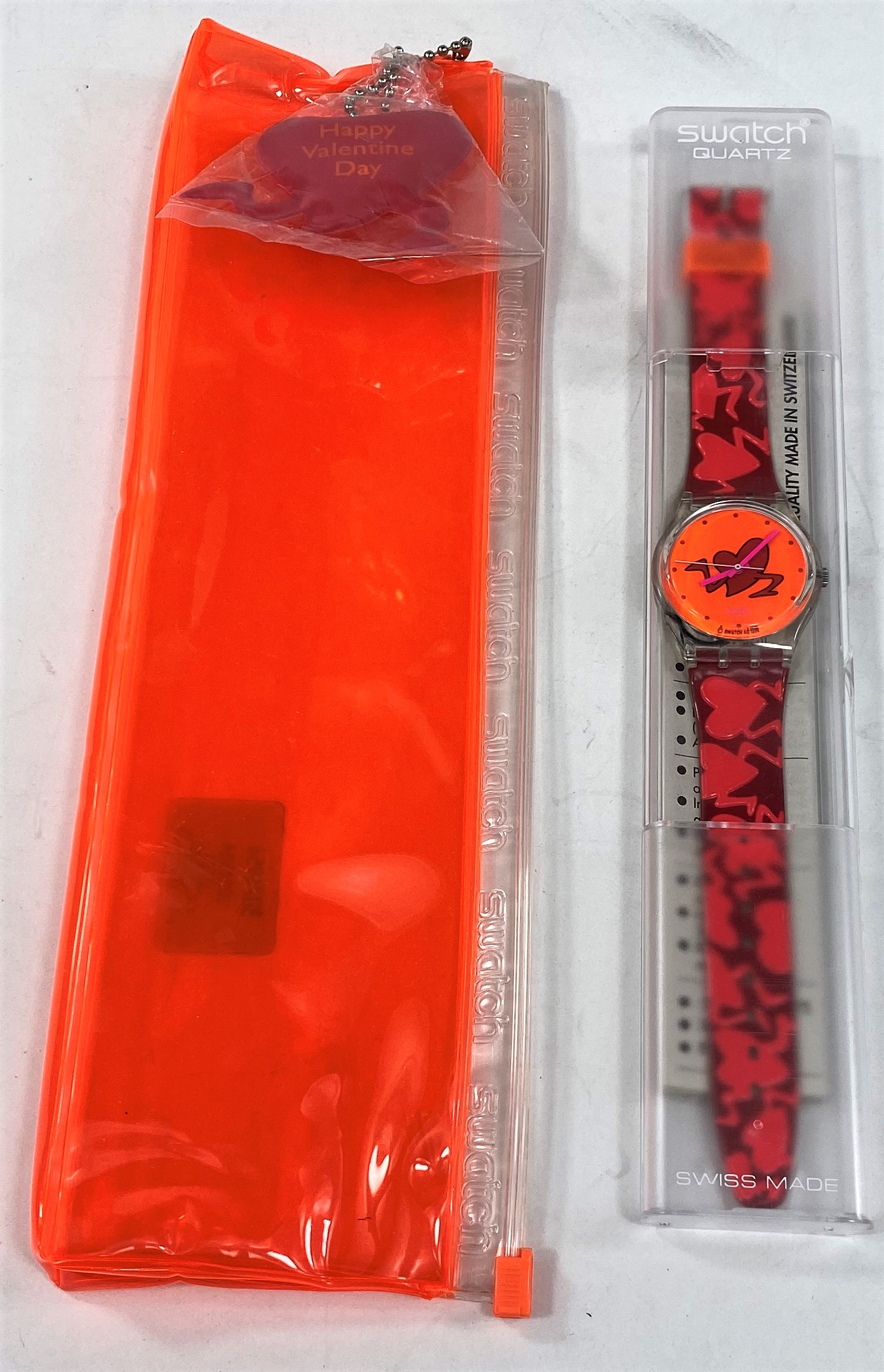 A Swatch Watch originally boxed Scuba 200 Seaside Watch No SDN 904; A Swatch Watch 1997 Valentine' - Image 4 of 6