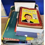 A collection of 18 early "Mad" magazines, 1st edition, others up to No. 18 approx; a cased