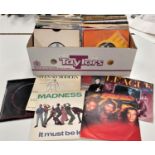 A quantity of 70's and 80's singles