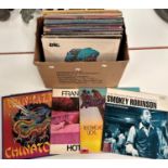 A selection of albums, Frank Zappa, Stone the Crows, Roxy Music etc