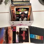 A selection of albums and brochures, Stevie Wonder, Commodores etc