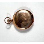 A gent’s keyless hunter pocket watch by Waltham, the case stamped ‘Warranted 10K US Assay’, gross