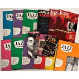 MANCHESTER JAZZ 1950's, manuscript notebook with reviews, another similar, various jazz magazines