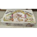 a Wedgwood Mrs Tiggywinkle nursery set, boxed