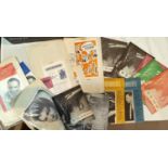 JOHNNY DANKWORTH, a selection of 1950's programmes with tickets, various items of ephemera