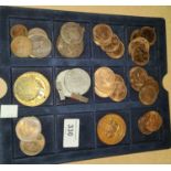 GVI - 1938/1939/1940 pennies in bright condition, various medals etc