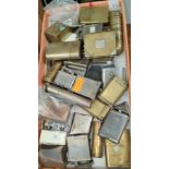 A selection of vintage lighters etc