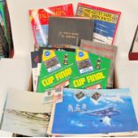 A large selection of ephemera:  MUFC programmes; Woodford Aerospace; etc.